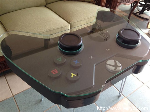 一款Xbox One手柄造型的茶几!除了酷就剩贵了(图3) 1