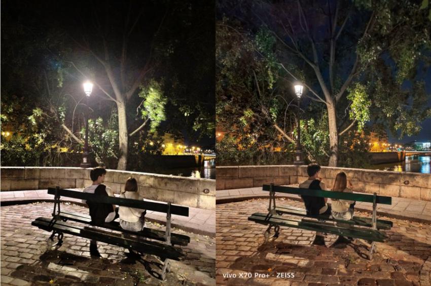 告别眩光和鬼影，vivo X70系列一键get纯净夜景(图4)
