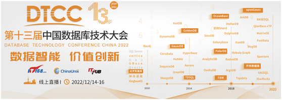 创新是国产数据库的唯一出路 | DTCC2022(图1)
