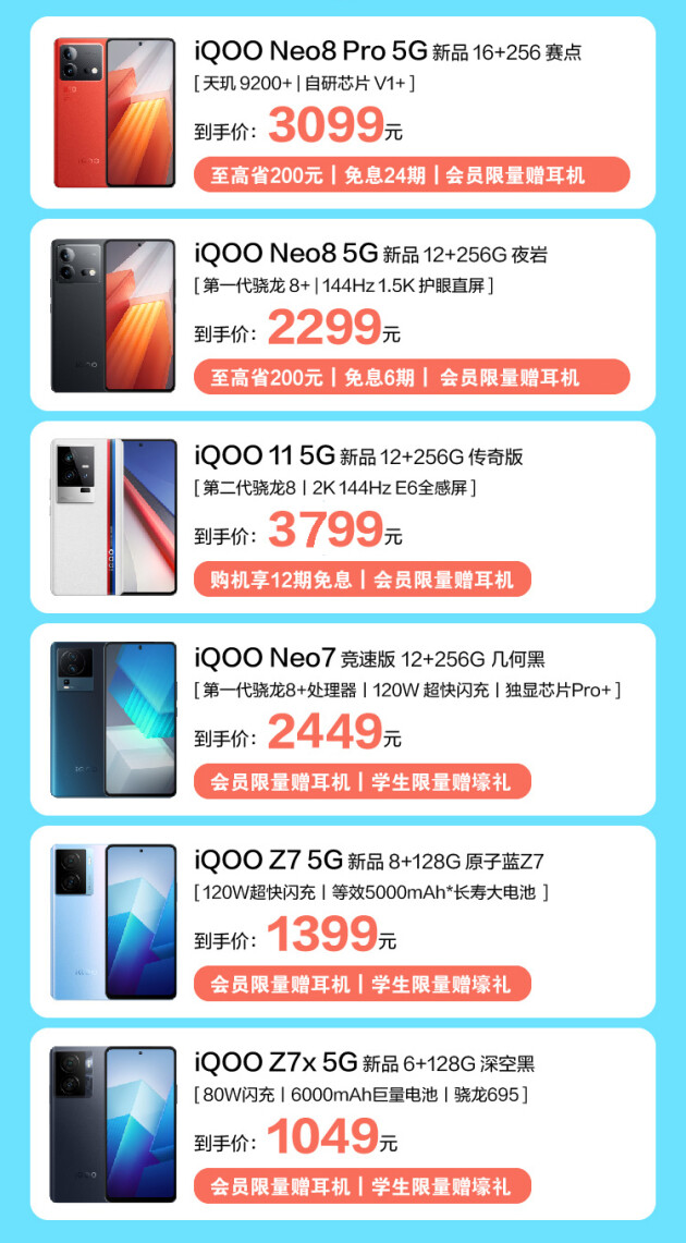 618购机不纠结，前往苏宁易购购买iQOO Neo8系列享多重福利(图6)
