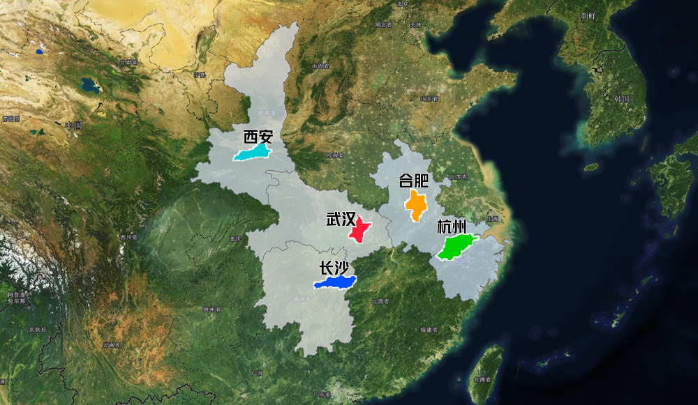 2023年长沙、杭州、合肥、西安、武汉5城企业宏观统计数据对比报告