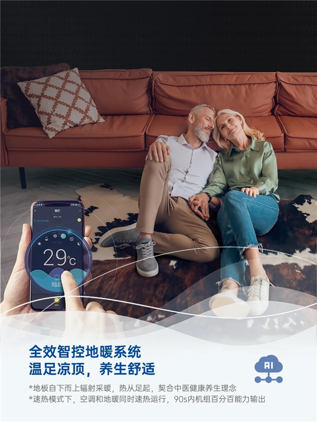 约克VRF中央空调化身“圣诞老人”，平安夜与你共话健康舒适家居体验(图2)