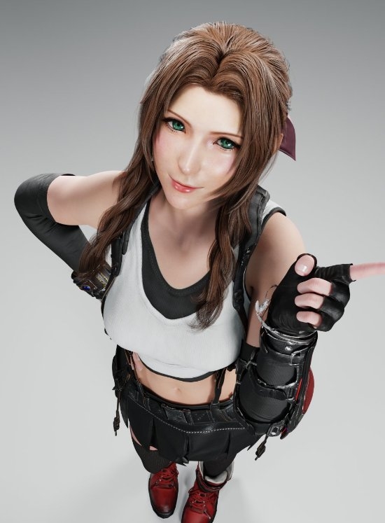 博主自制《FF7》蒂法、爱丽丝美图 身材太顶了!