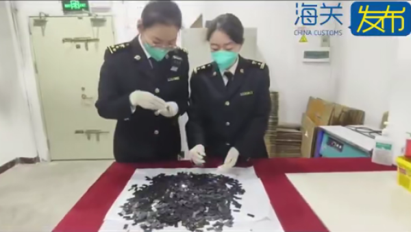 藏得太深!女子裆部藏2415张SD卡入境被海关查获