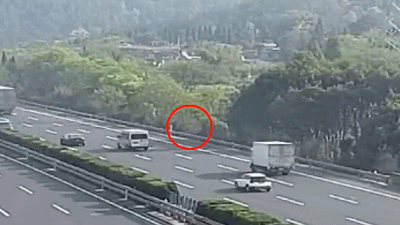 高速抛锚 司机竟翻越护栏去买汽油 加油站:不卖