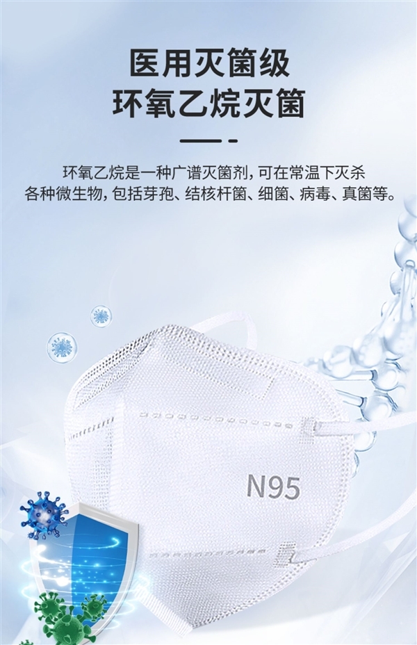 春节正常发货：仁和N95灭菌级口罩25片15.9元大促