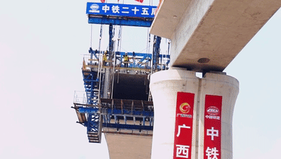 那舅特大桥建成 又一时速350高铁开铺 南宁至玉林仅50分钟
