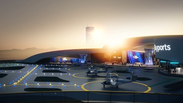 打飞的不是梦 迪拜首个空中出租车垂直机场3年内建成