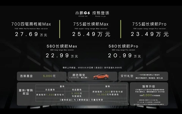 21万！小鹏G6地板价开卖 何小鹏：两个月干到市场冠军