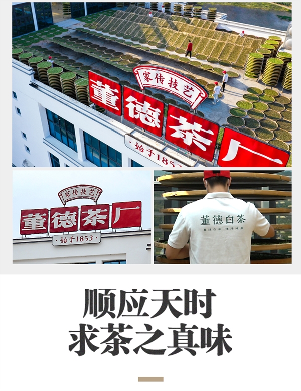 3年陈花香白牡丹:董德福鼎白茶200g装128元大促(200元券)
