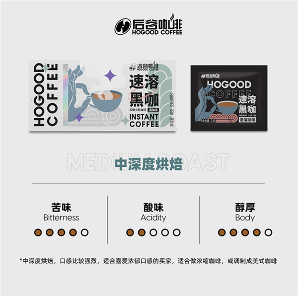 低脂零蔗糖：后谷云南咖啡11.9元40袋抄底（0.3元/袋）