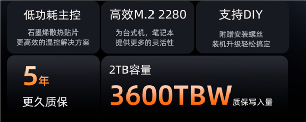 618开车神价 爱国者4TB PCIe 4.0硬盘999元(国产长寿TLC闪存)