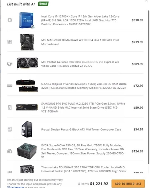 ChatGPT给中国玩家出的装机单:这硬盘堪称奸商