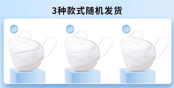 灭菌独立装 内置海绵鼻垫：N95医用防护口罩0.6元/片发车