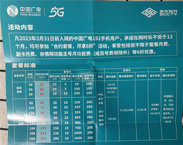 实地走访四大运营商 我发现了5G套餐价格的秘密