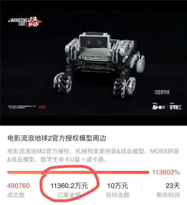 导演郭帆都看不下去!众筹1亿的《流浪地球2》周边 为啥要偷工减料?