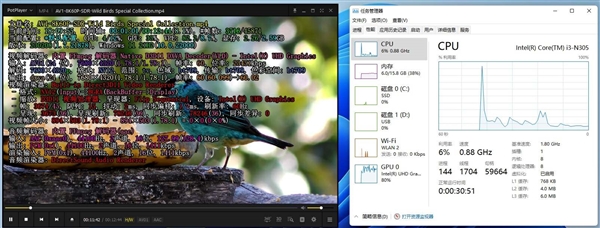 影音神机 通杀8K、AV1视频!零刻迷你电脑实测