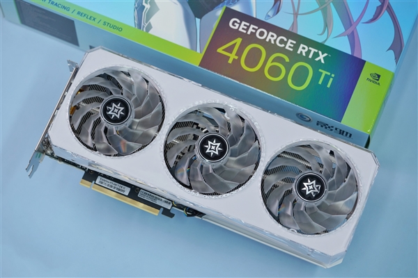 纯白千层镜！影驰RTX 4060 Ti 8GB星曜OC图赏
