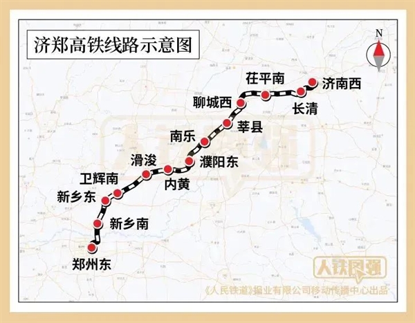 高铁里程 山东高居全国第一！
