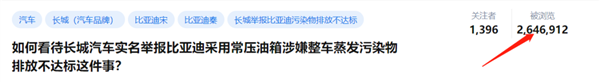 被长城举报 但比亚迪这次很可能没问题