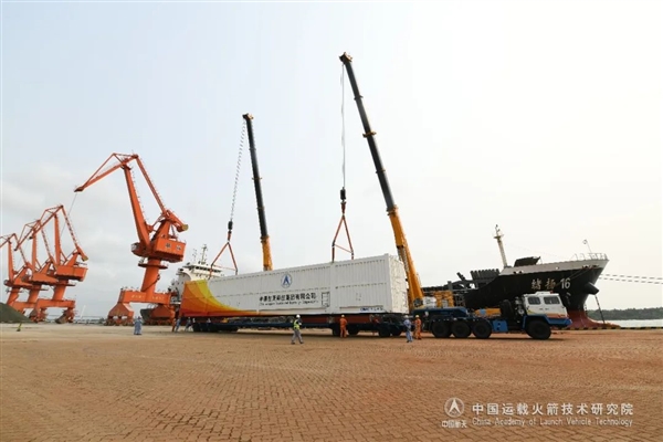 天舟六号飞船、长征七号火箭抵达文昌!五次发射 100%成功