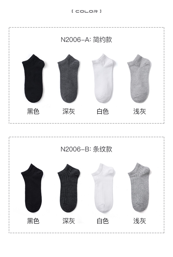 纯棉透气 3A级抑菌:南极人防臭抗菌船袜8双14.9元发车