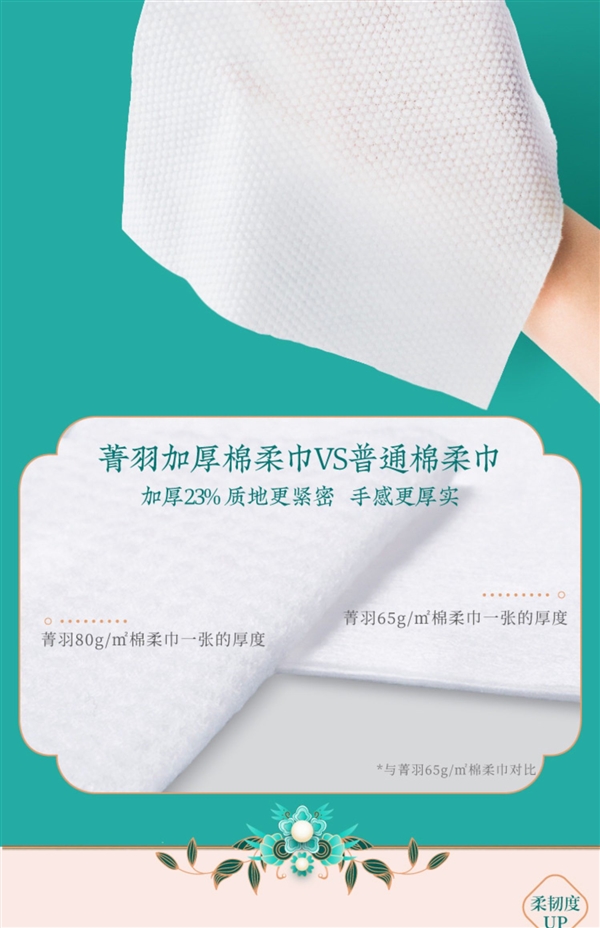 比毛巾划算 不怕有味儿:云南白药洗脸巾0.06元/张大促