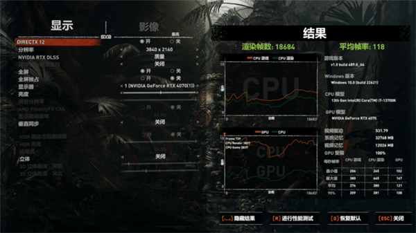 桌面RTX4070玩游戏 显示器选2K还是4K？来看对比实测
