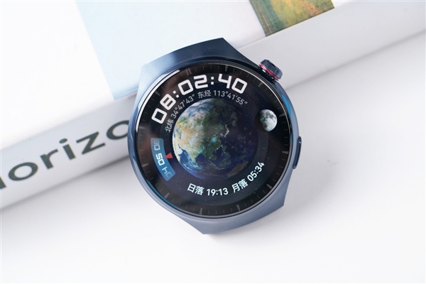 业界首款支持高血糖!华为WATCH 4 Pro蔚蓝地球图赏