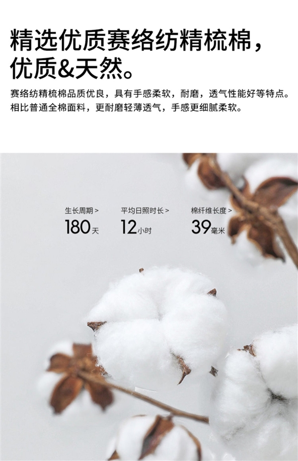 不易变形:220g重磅纯棉短袖19.9元新低(原价59元)