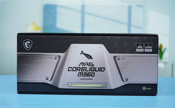 微凸铜底设计!微星CORELIQUID M360散热器图赏