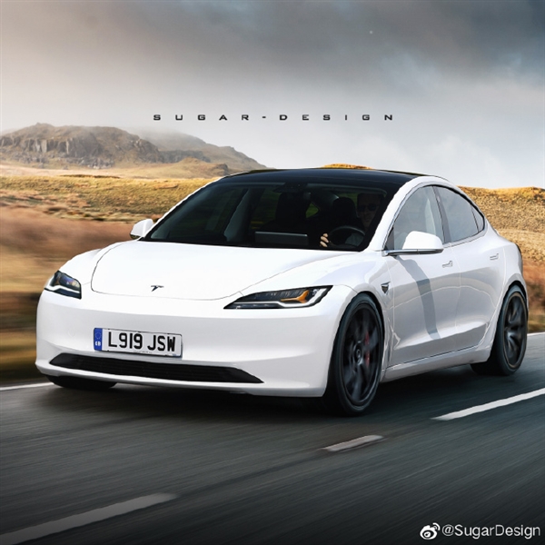 销量又该暴涨 大神绘制新款特斯拉Model 3:有豪车味了