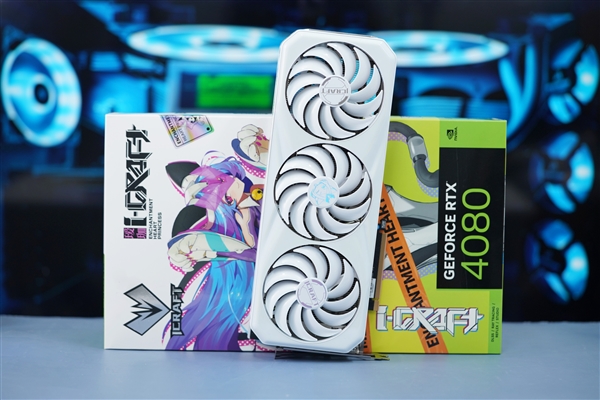 纯白陶瓷设计耳目一新！铭瑄RTX 4080瑷珈图赏