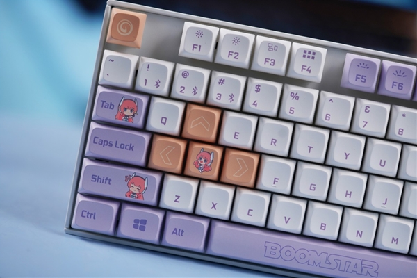 高颜值87键!影驰Keychron K8 Pro星曜娘联名键盘图赏