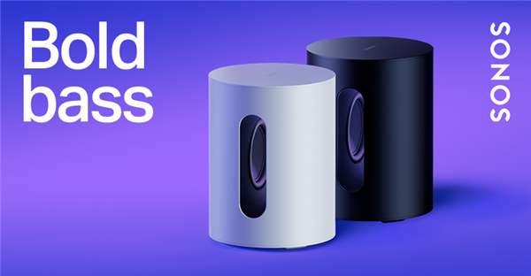 澎湃低音震撼登场 Sonos全新低音炮Sub Mini闪耀面世