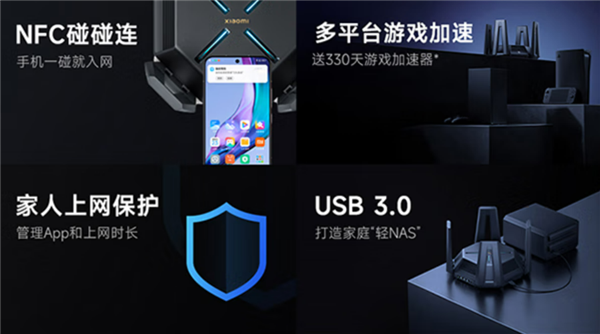即将支持Wi-Fi 7 五千元内最强:小米万兆路由1599元