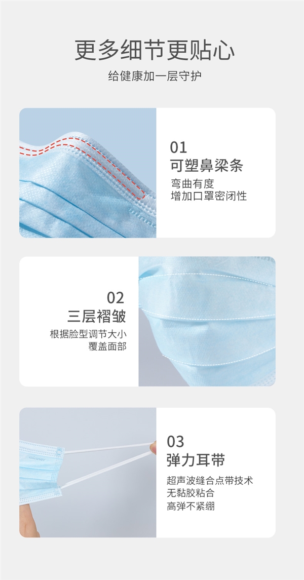 成人款儿童款都有:稳健医用外科口罩3盒150只不到20元