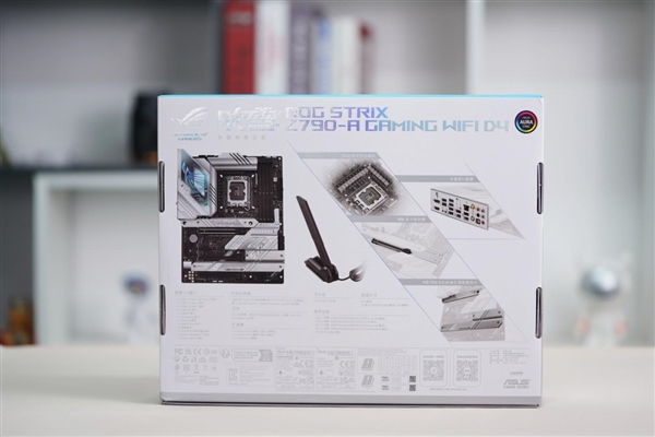 身披银白战甲！华硕ROG STRIX Z790-A GAMING WIFI D4吹雪主板图赏