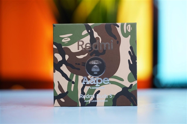 透明上盖+迷彩机身！Redmi Buds 5 AAPE潮流限定版图赏