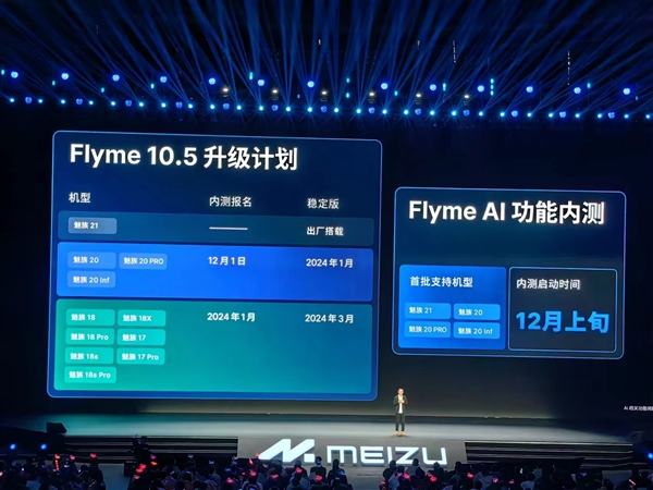 魅族21首发！Flyme 10.5正式发布：48个月持久流畅 行业最少系统广告
