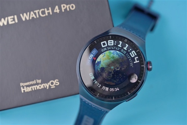 业界首款支持高血糖!华为WATCH 4 Pro蔚蓝地球图赏