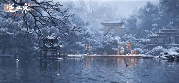 网易逆水寒手游彩蛋揭秘：日照金山宛如照片 这画质你敢信是手机能跑