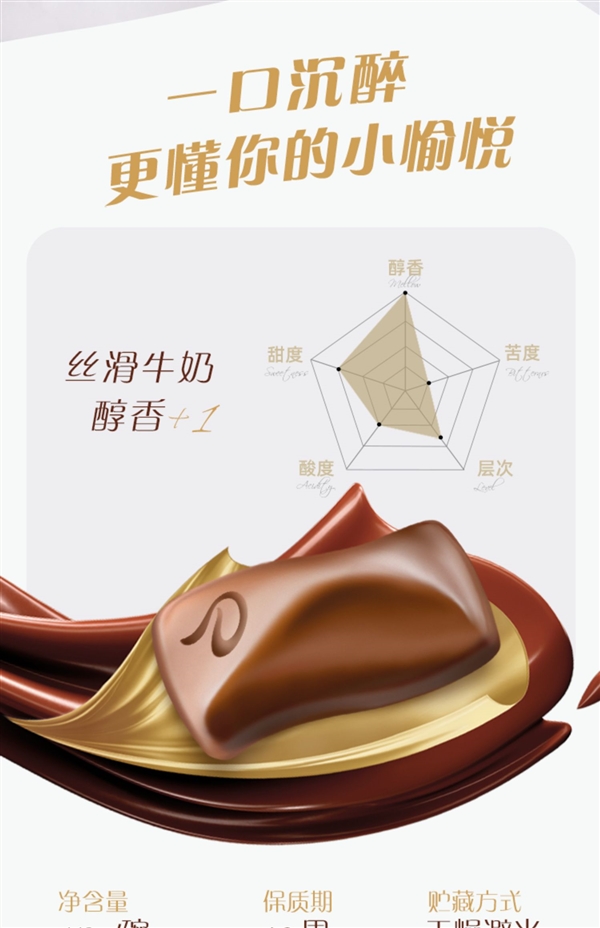 情人节必备:德芙香浓黑巧12元/碗大促
