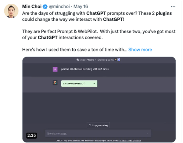 体验了联网+插件大升级后的ChatGPT 我找到了未来互联网的新入口