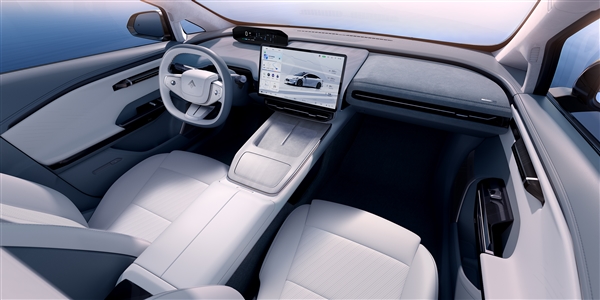 蝴蝶门瞩目 广汽埃安Hyper GT内饰发布：有特斯拉Model 3的影子