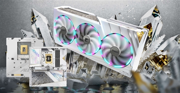 技嘉Z790+RTX 4080 SUPER神秘黄金板卡曝光：纯白旗舰 极限频率