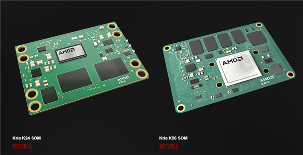 AMD发布Kira K24 SOM系统模块：超小超省电、电机控制首选