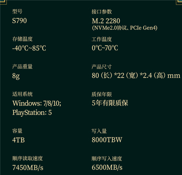 机械硬盘可以淘汰了 梵想4TB SSD硬盘1099元(满血性能+国产闪存)