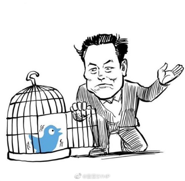看笑!马斯克将推特图标换成柴犬:网友纷纷创意P图跟帖