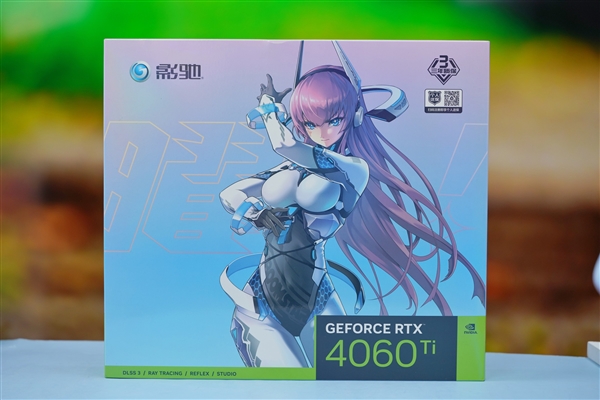 纯白千层镜！影驰RTX 4060 Ti 8GB星曜OC图赏